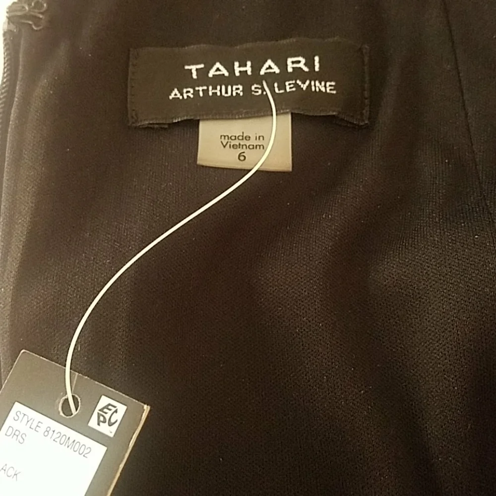 Tahari Arthur S. Levine black New with Tag dress - Picture 8 of 13